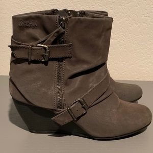Blowfish wedge booties